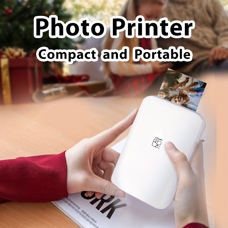 Wireless Portable Photo Printer Mini Color Printer for iOS/Android-4