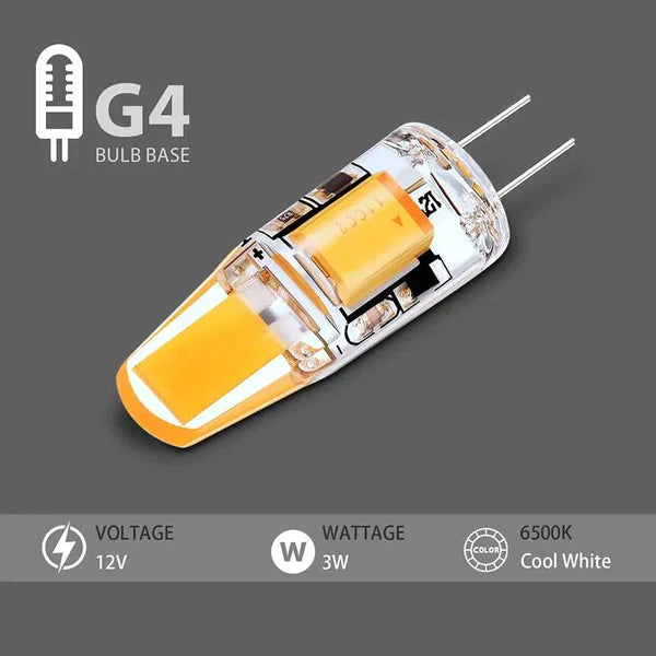 G4 COB LED – 3W Cool White | 12V DC | Replaces Halogen Bulbs~5033-2
