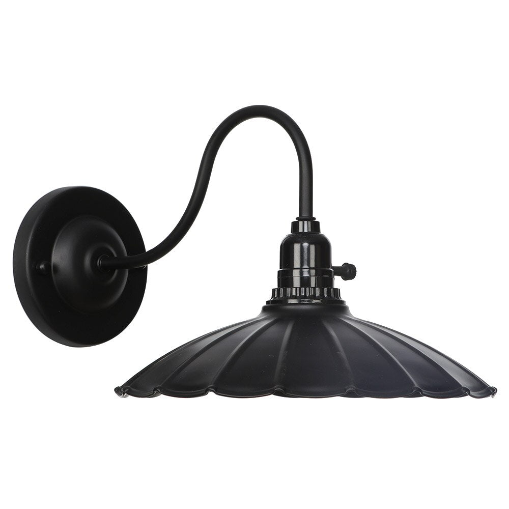 Black Retro Vintage Industrial Wall Lights Rustic Sconce Lamp Fixture~2676