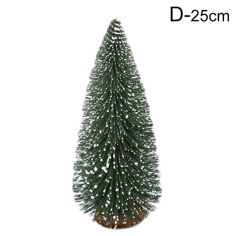 Mini Christmas Tree Table Top Navidad Xmas Decorations For Home Small Christmas Tree Mall Window Desktop Diy New Year Decor Gift