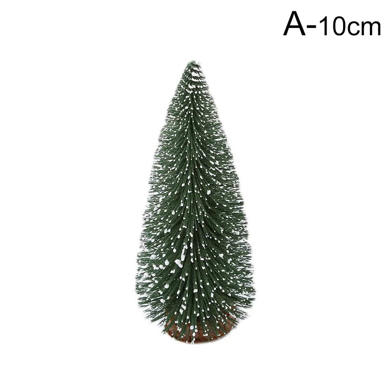 Mini Christmas Tree Table Top Navidad Xmas Decorations For Home Small Christmas Tree Mall Window Desktop Diy New Year Decor Gift