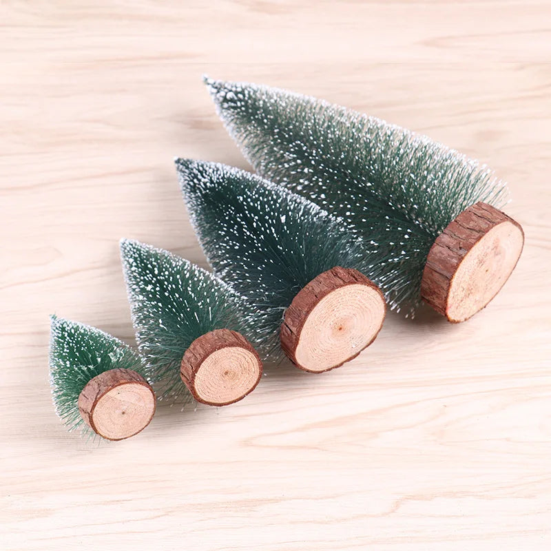Mini Christmas Tree Table Top Navidad Xmas Decorations For Home Small Christmas Tree Mall Window Desktop Diy New Year Decor Gift