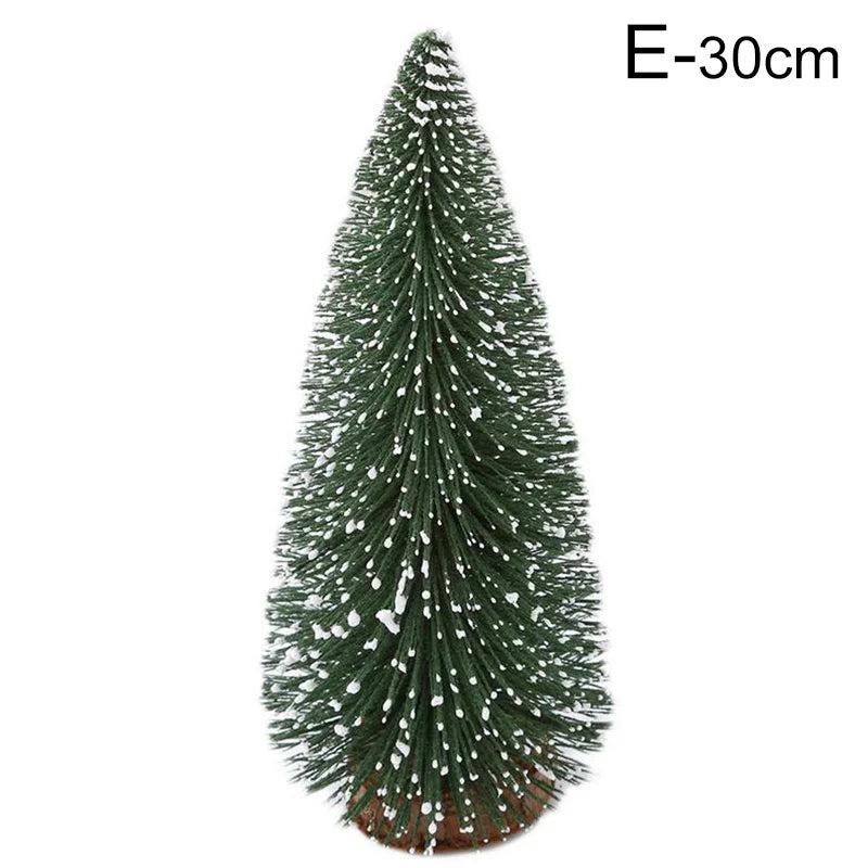 Mini Christmas Tree Table Top Navidad Xmas Decorations For Home Small Christmas Tree Mall Window Desktop Diy New Year Decor Gift