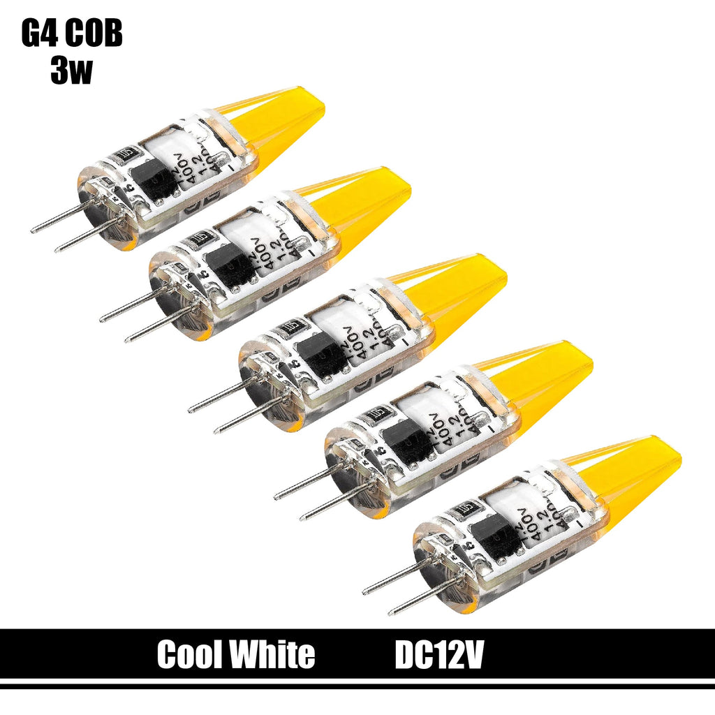 G4 COB LED – 3W Cool White | 12V DC | Replaces Halogen Bulbs~5033-7