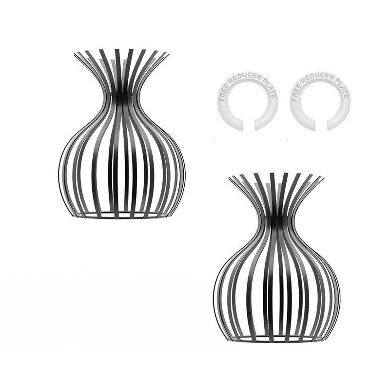 Modern Indoor Black Metal Wire Cage Lamp Shade~4762-4