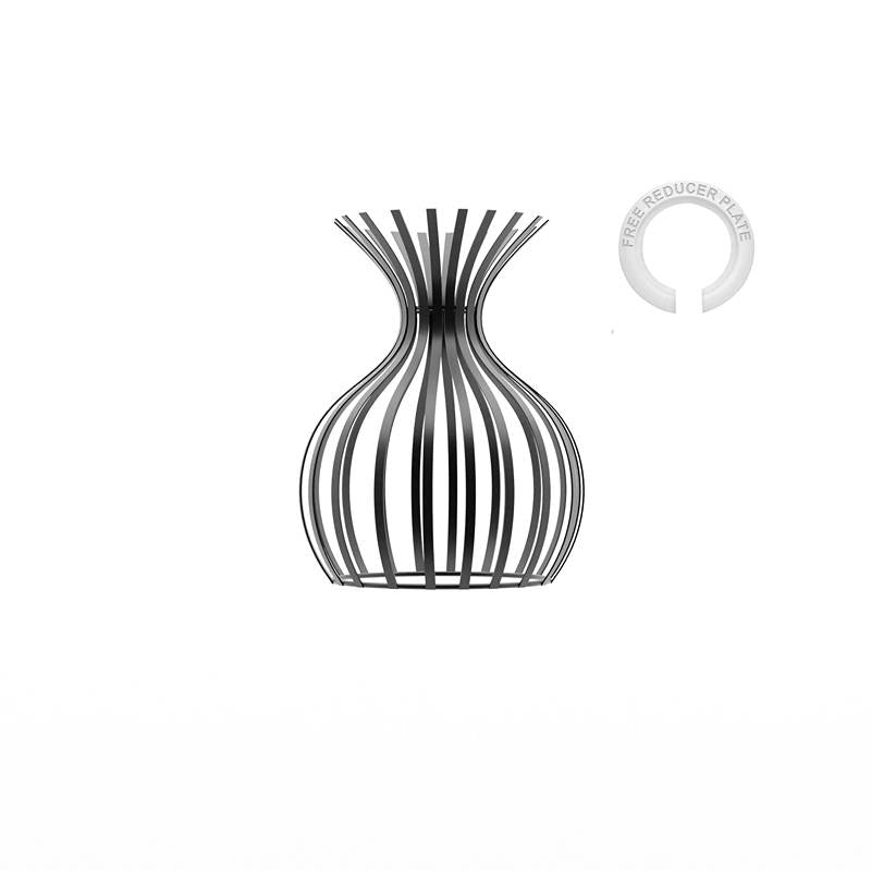 Modern Indoor Black Metal Wire Cage Lamp Shade~4762-2