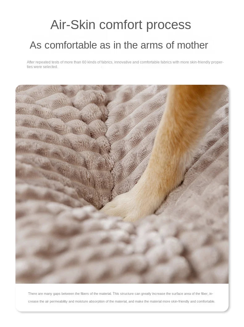 New Cat Bed Dog Pet Bed Kennel Non-Slip Winter Warm Small Dog Kennel Sleeping Removed Washed Soft Puppy Cushion Cat Supplies