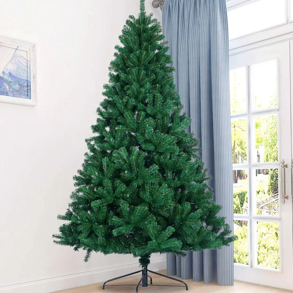 Christmas Tree 6 Ft Green Thick and Dense Pine Needle PVC Artifical Christmas Tree with Metal Stand