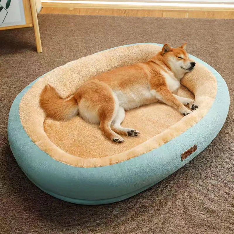 Pet Cat Dog Bed Cozy Square Plush Kennel Puppy Sofa Bed Cushion Pet Product Accessories For Small Medium Animal Doghouse