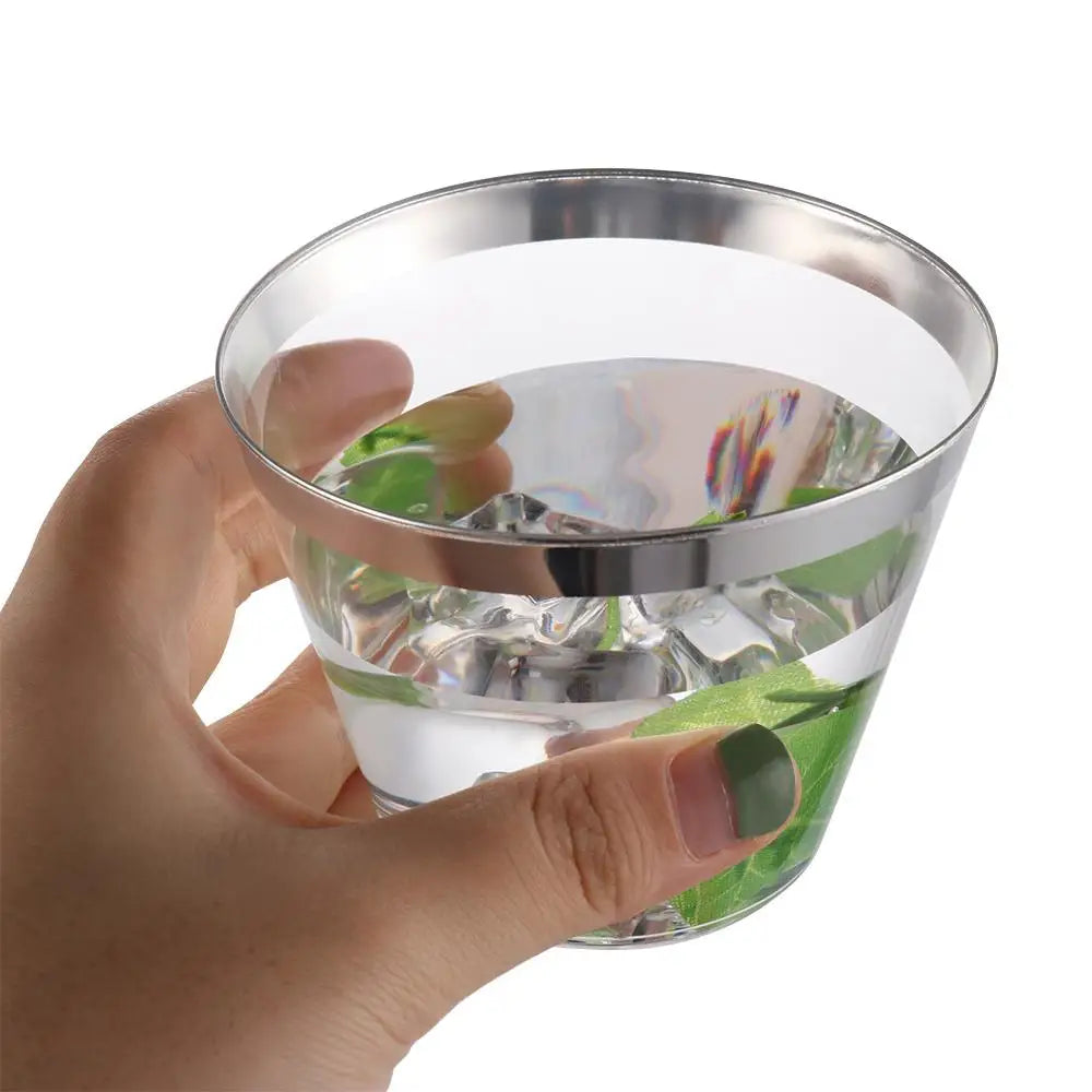 10/20/30pcs Kitchen Gadgets Birthday Party Wine Disposable Plastic Cups Tableware Transparent