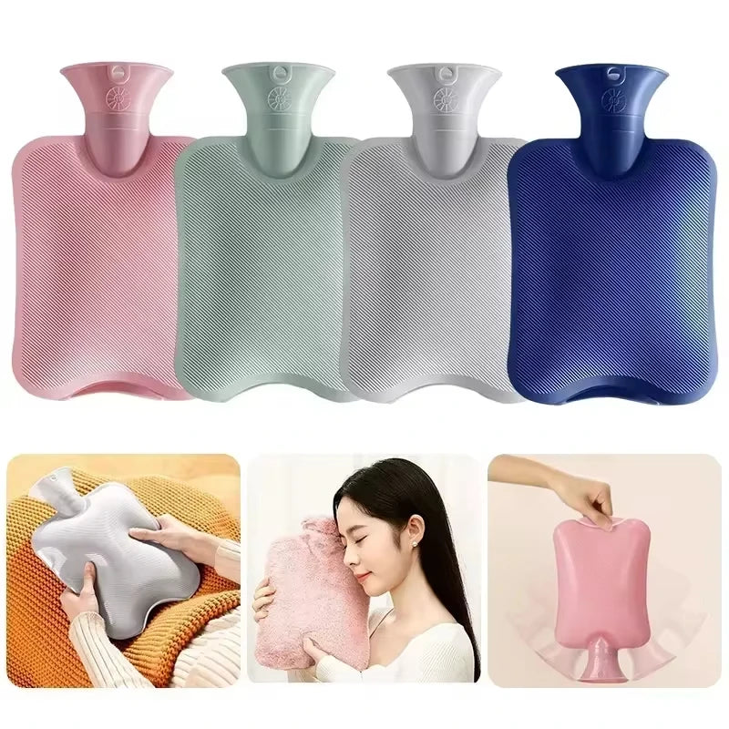 1000/2000Ml large-capacity hot water bag Removable hot water bag can be reused Women's belly warmer, hand warmer hot water bag
