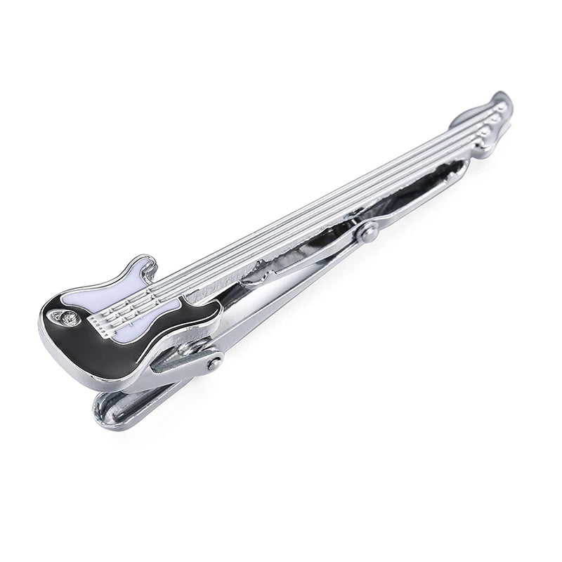 High quality guitar tie clip for men's wedding clothing tie accessories brand clip, the best choice for gift giving