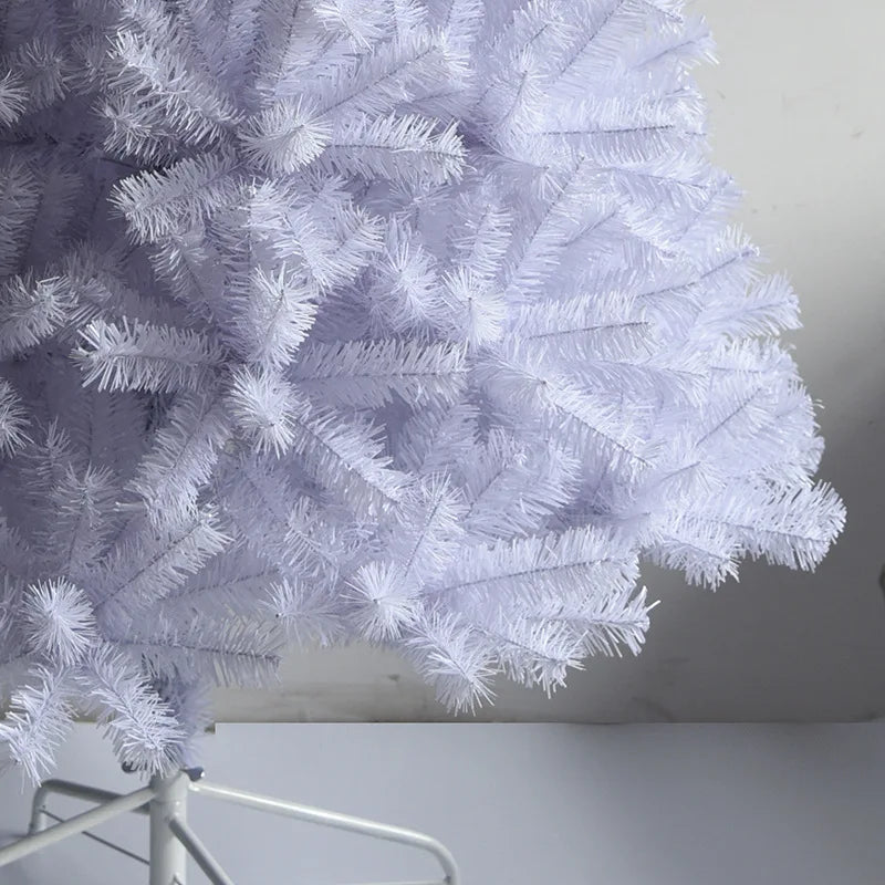 Christmas Tree  PVC Artificial White Indoor and Outdoor Party Decoration with Metal Stand Encryption Xmax Tree 0.9 1.2 1.5 1.8m