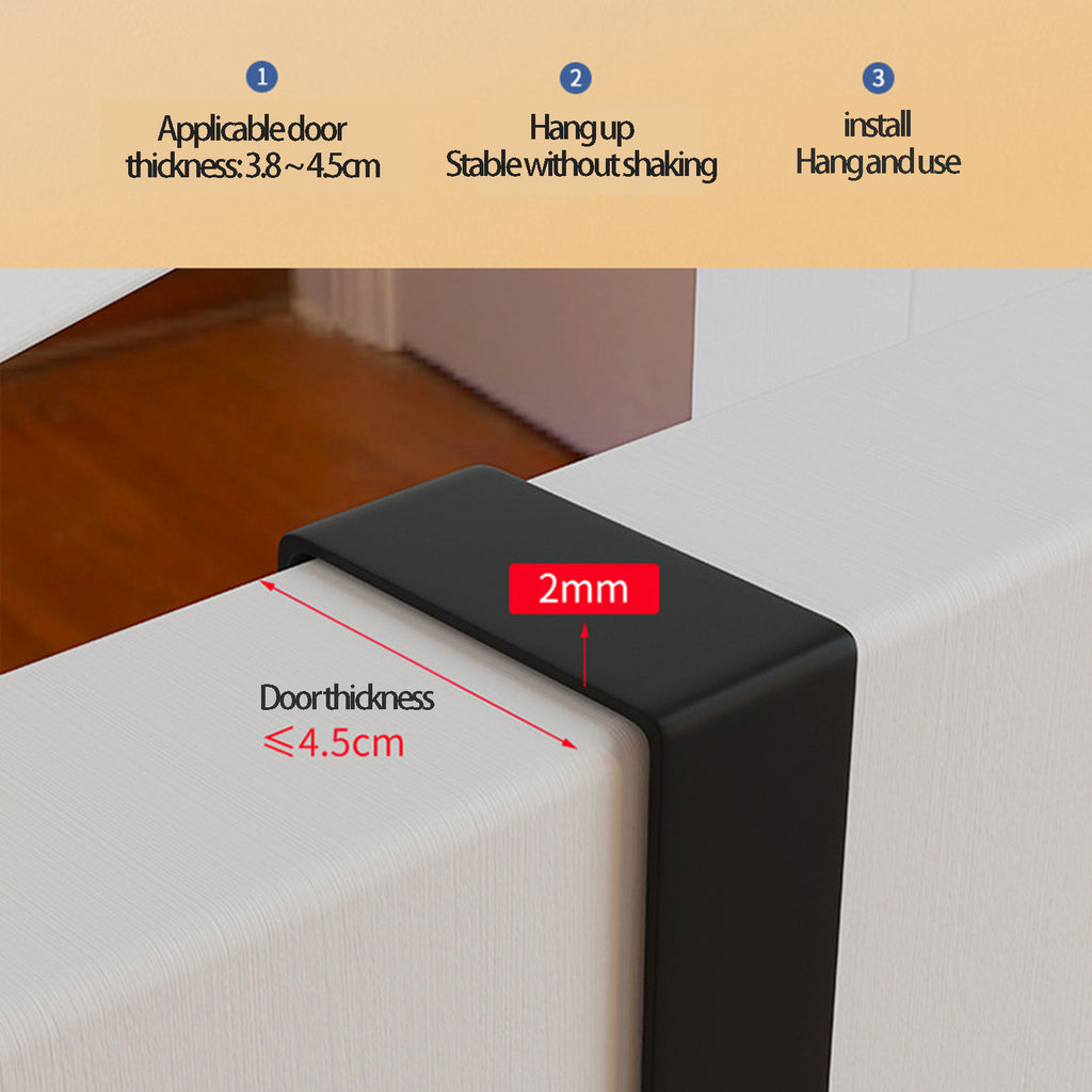 Hooks Over The Door Home Bathroom Organizer Rack Clothes Coat Hat Towel Hanger New Bathroom Kitchen Accessories Holder Door Hang