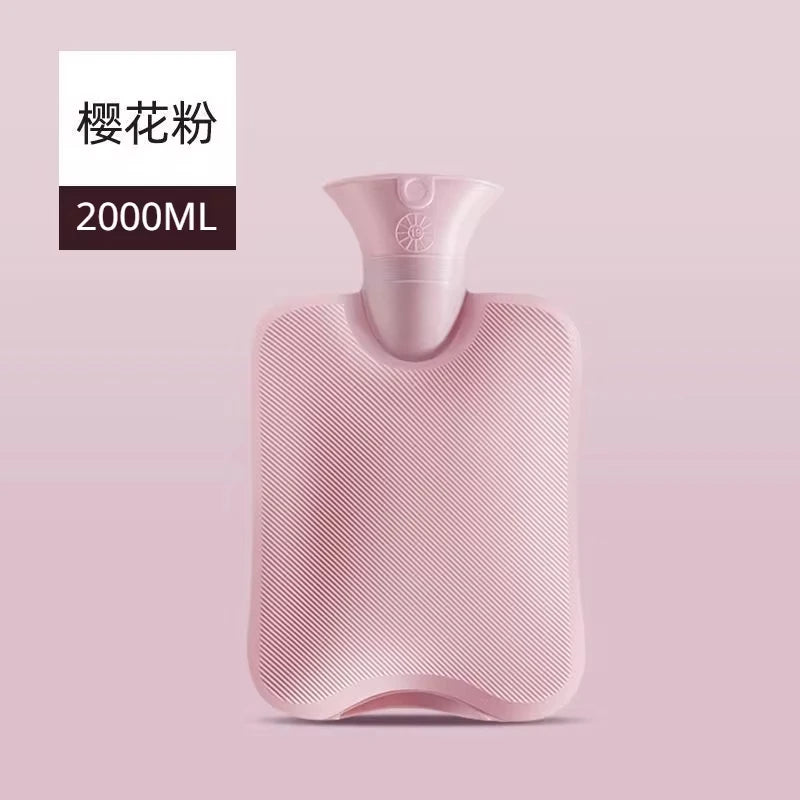 1000/2000Ml large-capacity hot water bag Removable hot water bag can be reused Women's belly warmer, hand warmer hot water bag