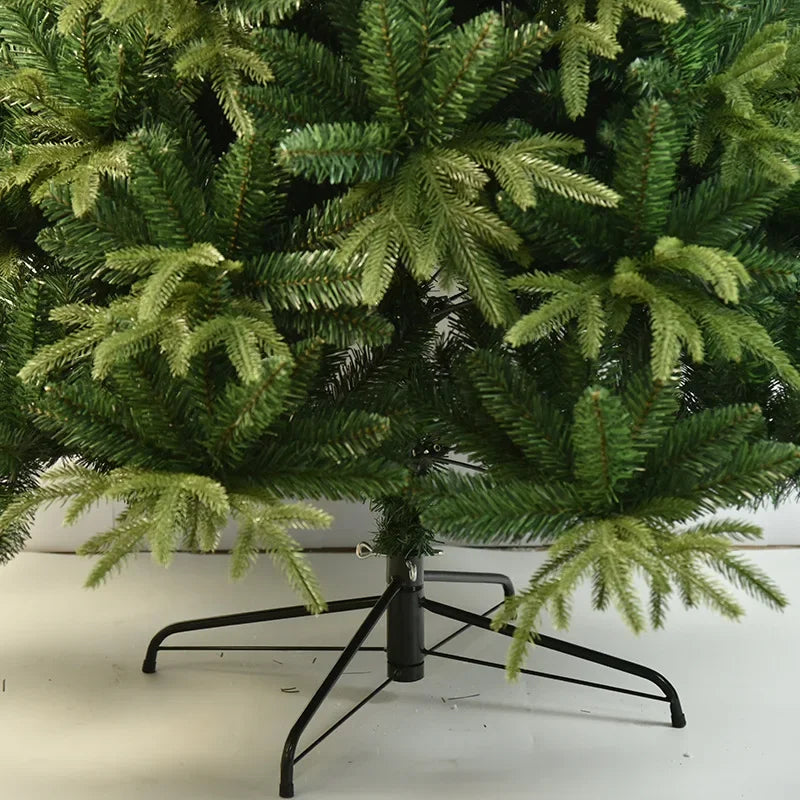 Artificial Christmas Tree PE&PVC Encryption with Lights Large Green Christmas Tree 120CM-240CM Family Christmas Party Decoration