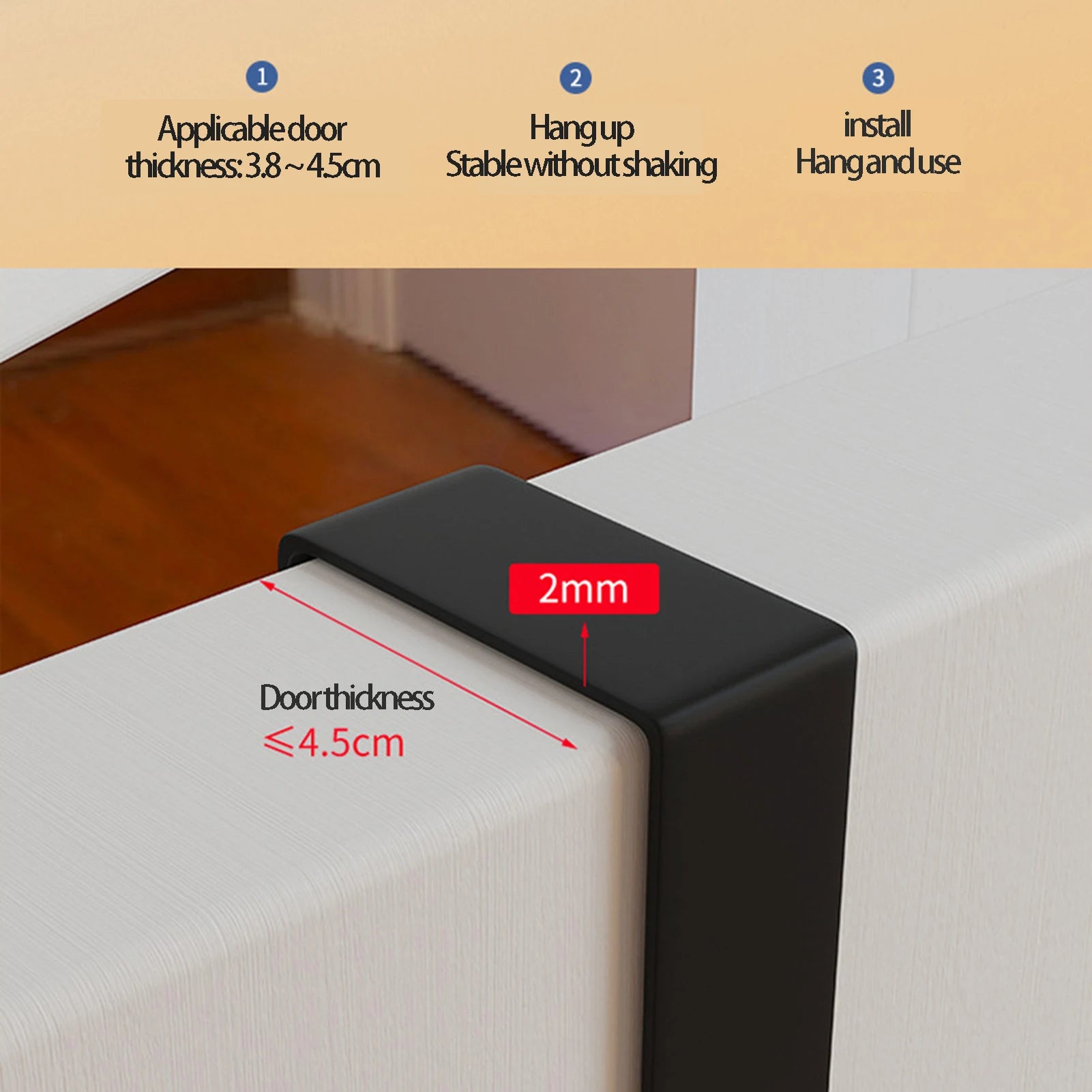 Hooks Over The Door Home Bathroom Organizer Rack Clothes Coat Hat Towel Hanger New Bathroom Kitchen Accessories Holder Door Hang