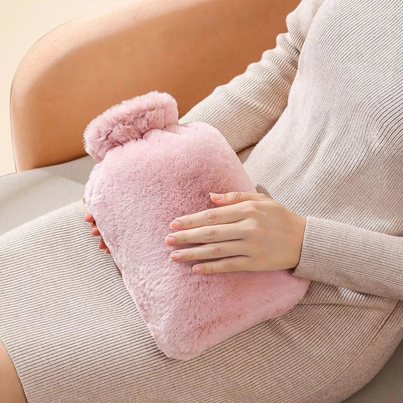 1000/2000Ml large-capacity hot water bag Removable hot water bag can be reused Women's belly warmer, hand warmer hot water bag