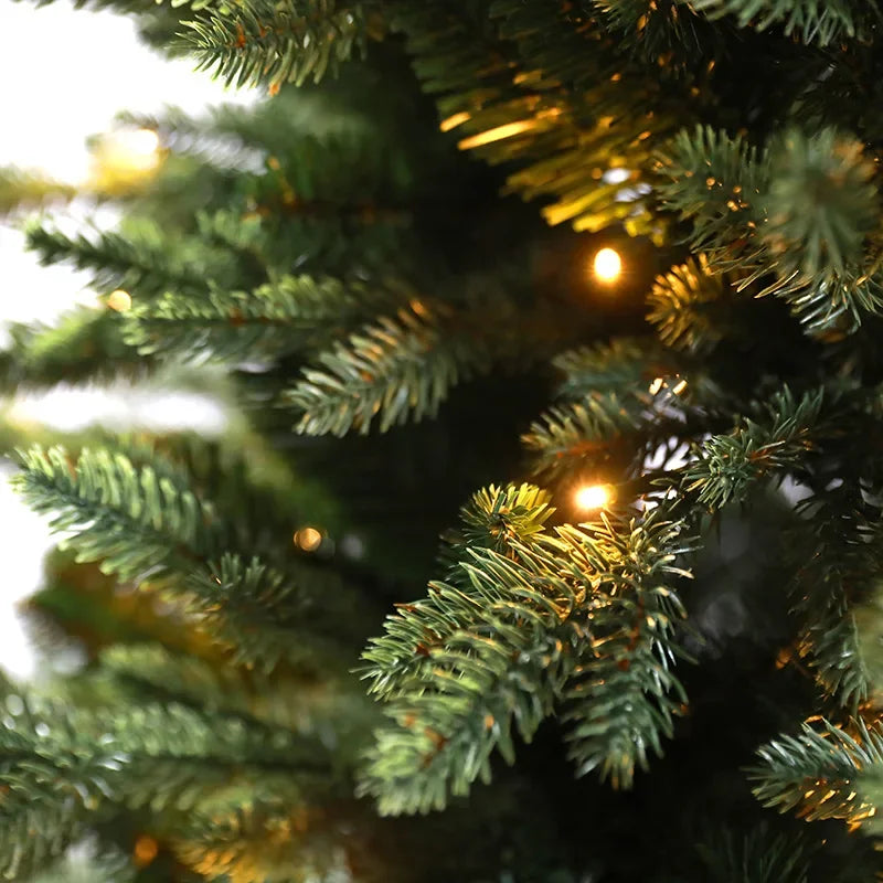 PE Christmas Tree with Lights 1.5m PE Christmas Tree Christmas Mall Scene Layout Supplies LED Xmas Tree