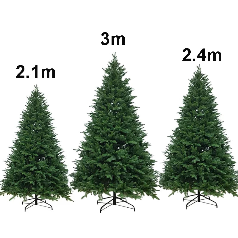 3m Christmas Tree Decoration Set 2.1/2.4 Large DIY Christmas Ornaments For Trees Holiday Party Home Decor Hanging Drop Shipping