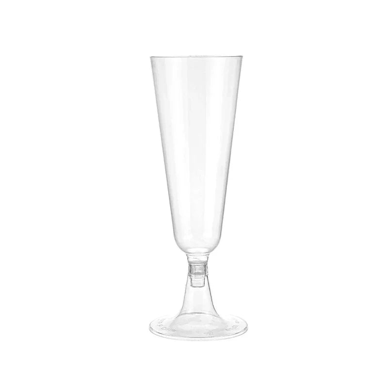 25/50/100pcs 150ml Disposable Cups Clear Plastic Champagne Flutes Bar Cups Toasting Glasses for Weddings Party Cocktail Cups