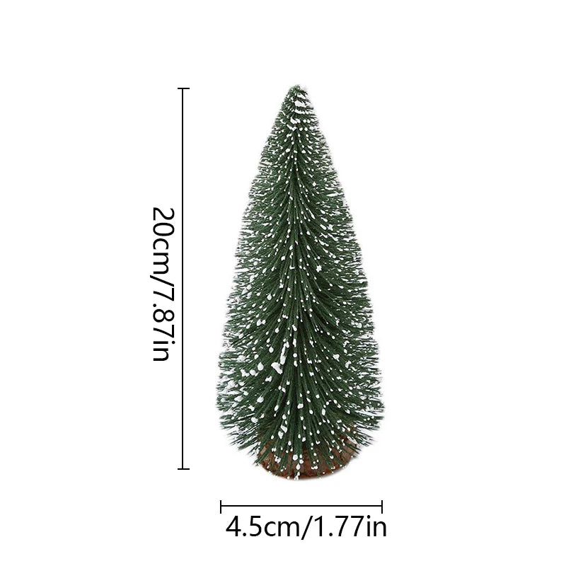 Mini Christmas Tree Table Top Navidad Xmas Decorations For Home Small Christmas Tree Mall Window Desktop Diy New Year Decor Gift