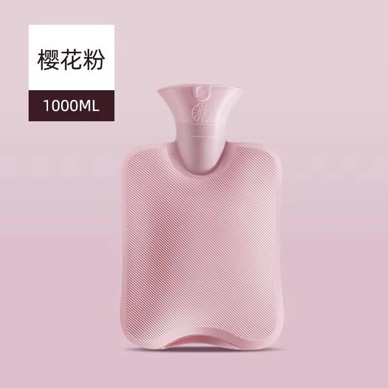 1000/2000Ml large-capacity hot water bag Removable hot water bag can be reused Women's belly warmer, hand warmer hot water bag
