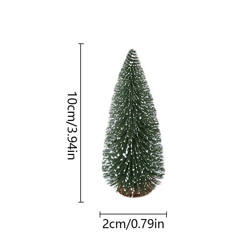 Mini Christmas Tree Table Top Navidad Xmas Decorations For Home Small Christmas Tree Mall Window Desktop Diy New Year Decor Gift