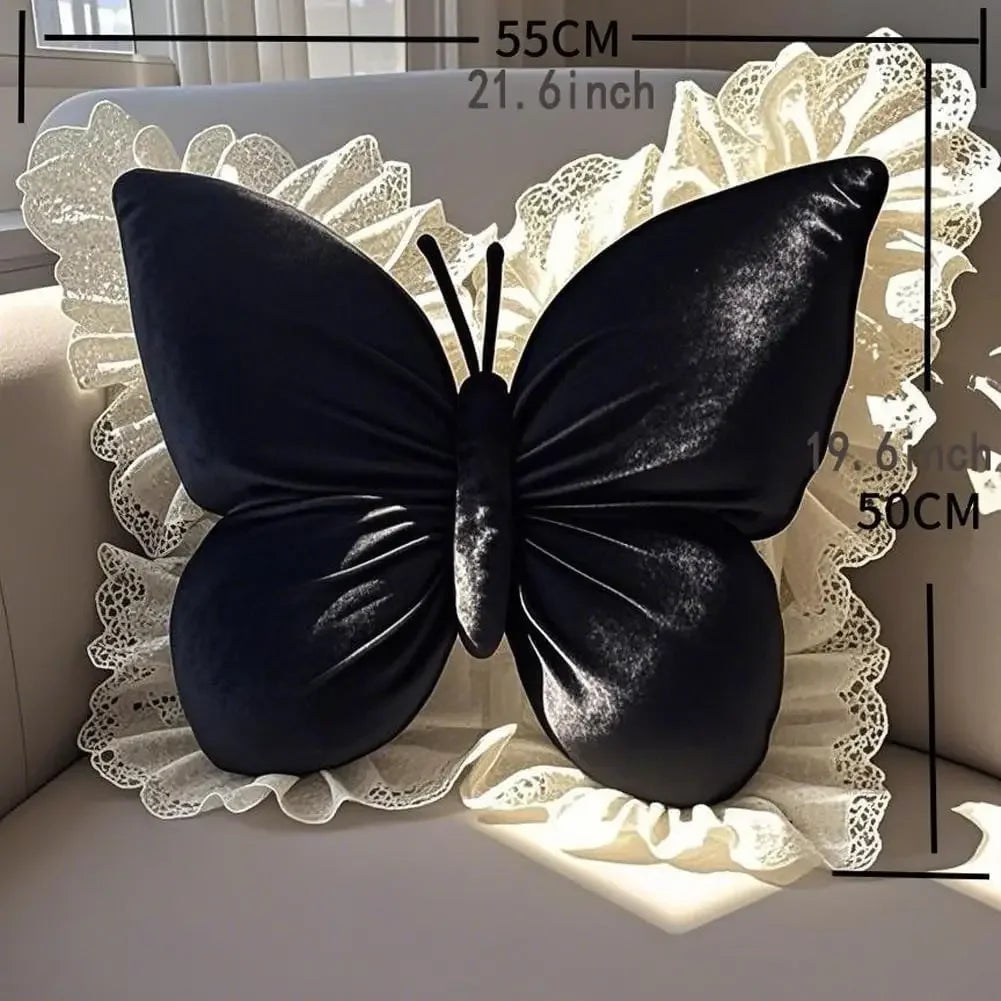 Cute Princess Butterfly Office Pillow Living Room Bow Bedroom Car Sofa Cushion Home New Pillow Room Home Garden Decor