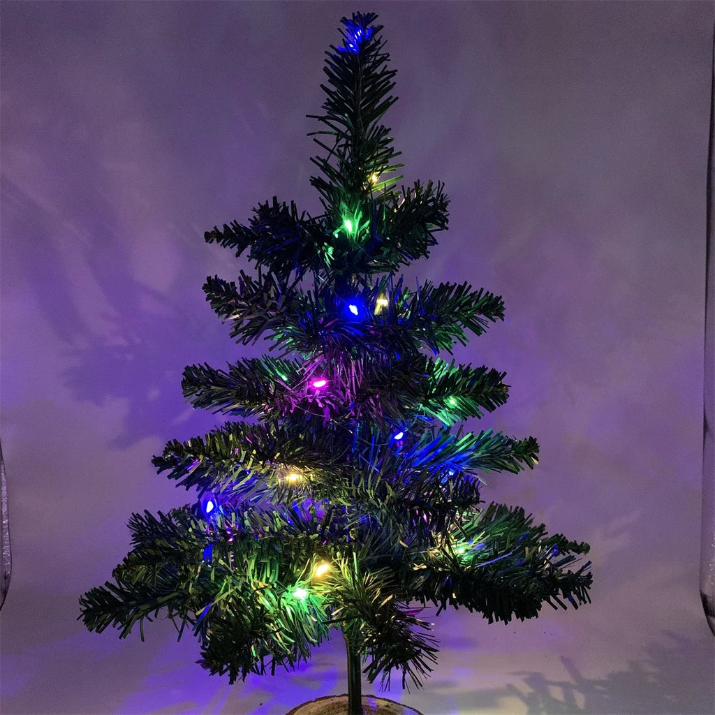 Christmas Tree Ornament Durable Mini Christmas Tree Decoration Prop for Christmas Parties Family Gatherings Daily Desktop Decor