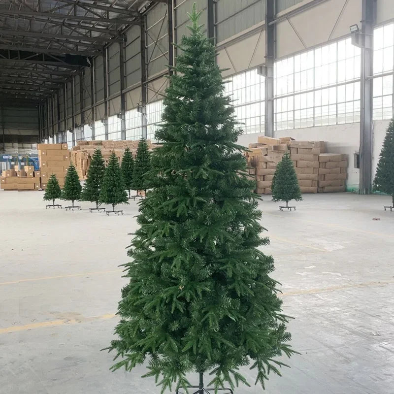 Full PE Encryption Christmas Tree for Christmas Decoration Large Hybrid Automatic Simulation Christmas Tree New Year Decorations