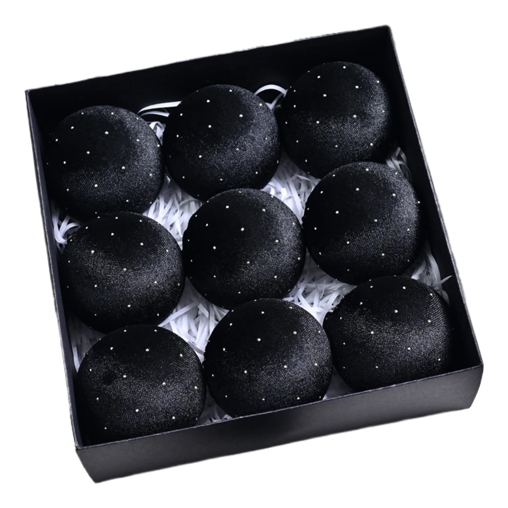 Christmas Ball Xmas Tree DIY Ornaments Holiday Party Decorations Christmas Tree Baubles 8CM Hanging Ornaments Decor