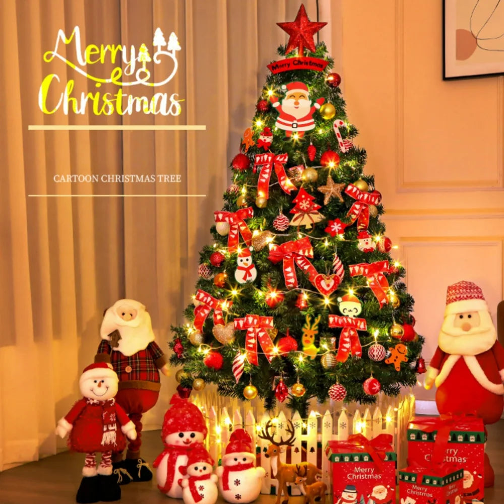 Artificial Christmas Tree PE+PVC Encryption Large Christmas Home Decoration New Year Christmas Tree 1.5m To 2.4m