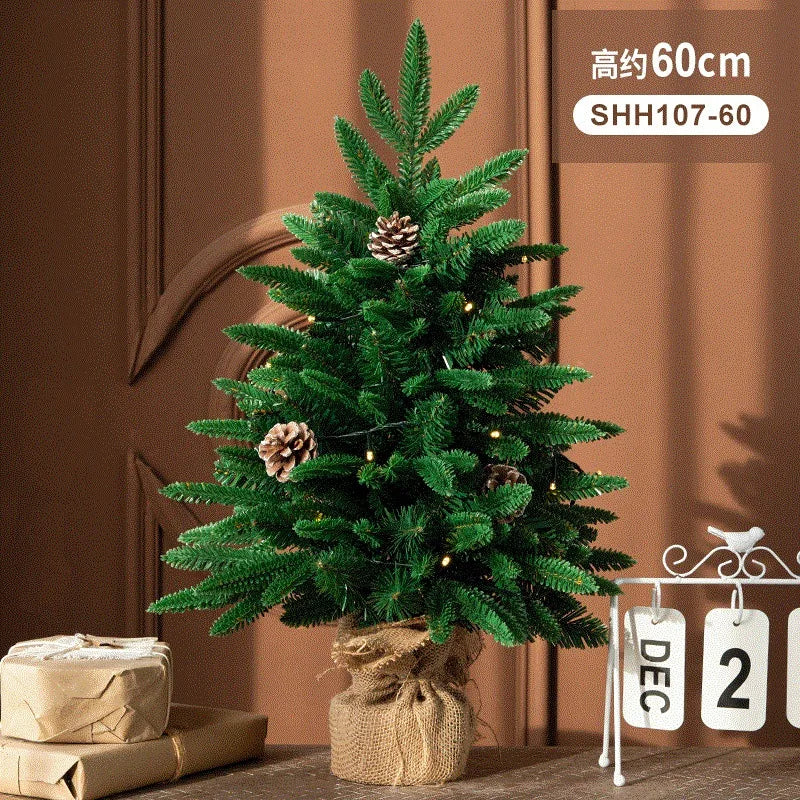 Christmas tree, Christmas, cedar, Christmas decorations, New Year, snowflakes, snow trees, atmosphere decoration supplies