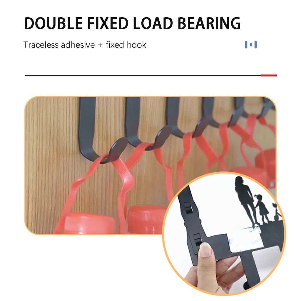 Hooks Over The Door Home Bathroom Organizer Rack Clothes Coat Hat Towel Hanger New Bathroom Kitchen Accessories Holder Door Hang