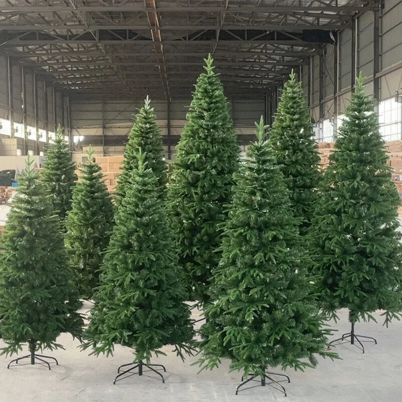 Full PE Encryption Christmas Tree for Christmas Decoration Large Hybrid Automatic Simulation Christmas Tree New Year Decorations