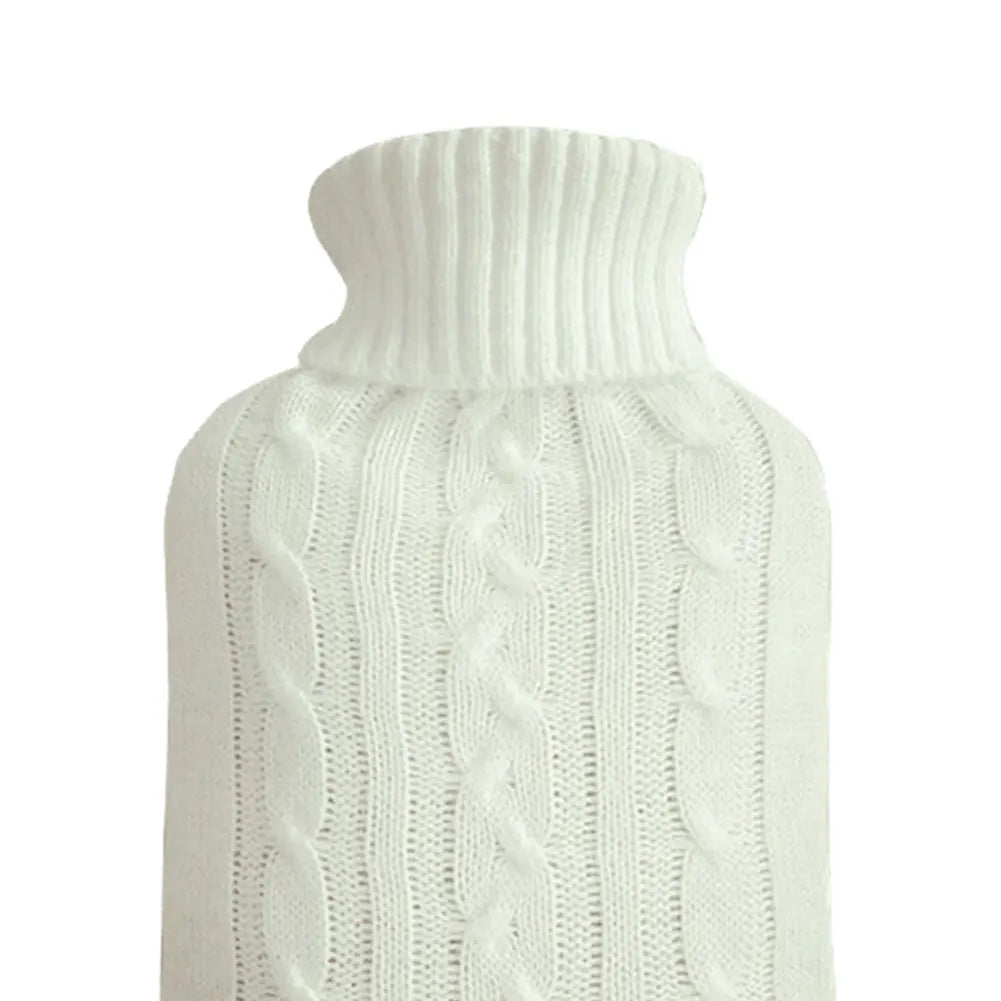 2L Hot Water Bottle Cover Rubber Hot Water Bags Winter Plush Hand & Feet Warmer Explosion-Proof Water Bottle Cover For Hot Water