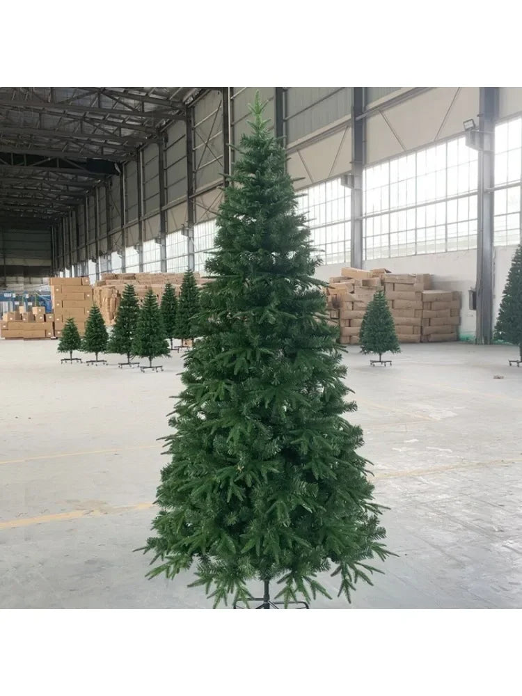 Full PE Encryption Christmas Tree for Christmas Decoration Large Hybrid Automatic Simulation Christmas Tree New Year Decorations