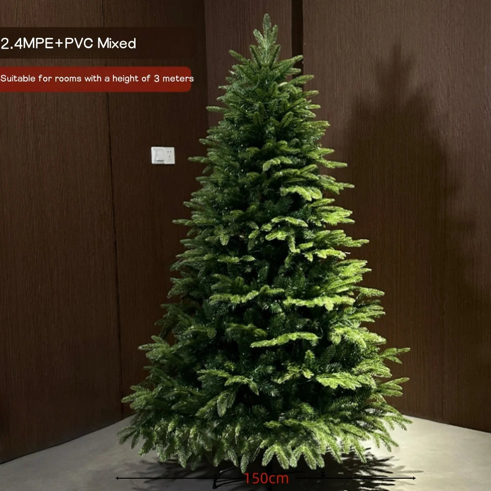 Artificial Christmas Tree PE+PVC Encryption Large Christmas Home Decoration New Year Christmas Tree 1.5m To 2.4m