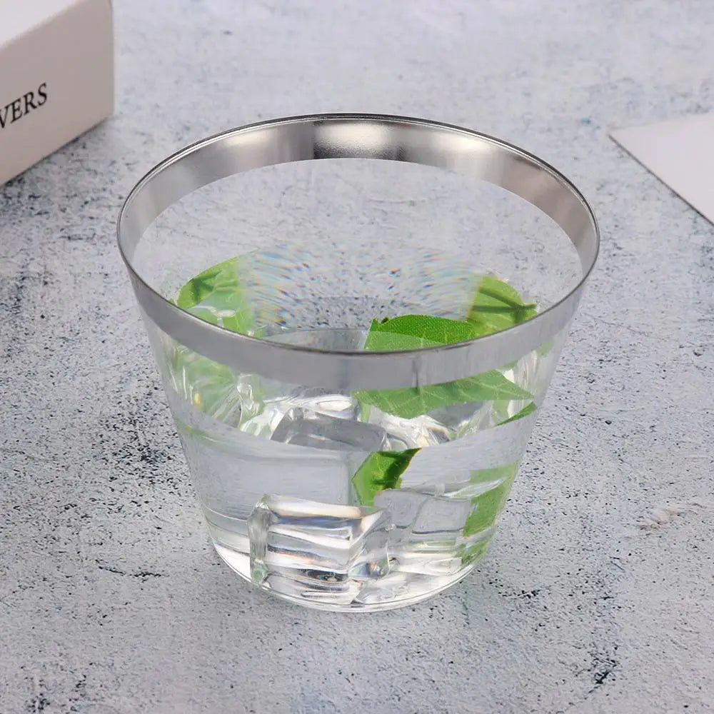 10/20/30pcs Kitchen Gadgets Birthday Party Wine Disposable Plastic Cups Tableware Transparent