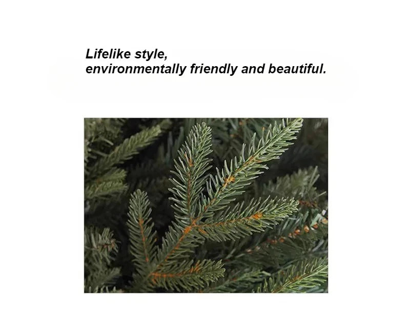 Artificial Christmas Tree PE+PVC Encryption LED Lights Large Christmas Tree 1.2m-1.8m Family Christmas New Year party Decoration