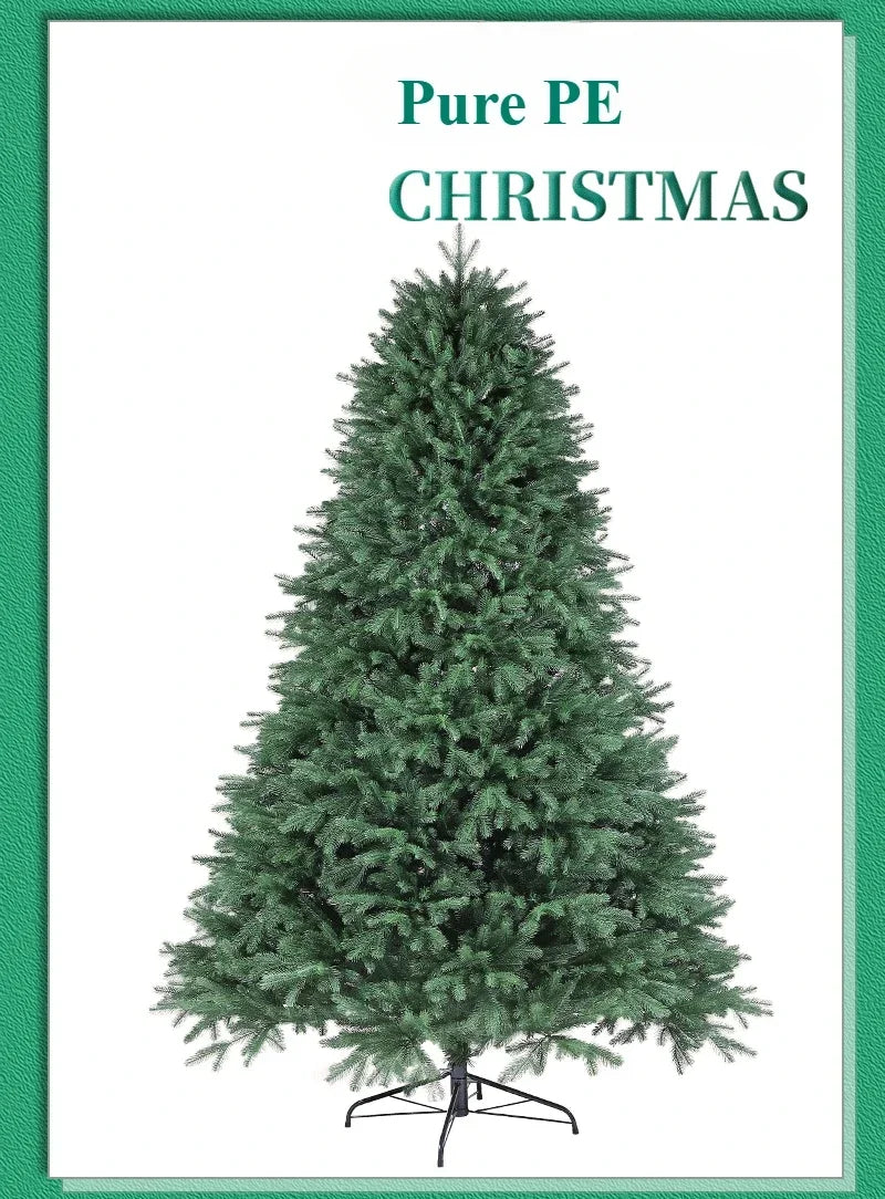 Artificial Christmas Tree 100% PE Encryption Spruce Multi-branch Luxury Christmas Tree 1.5m~2.1mChristmas Family Decorations