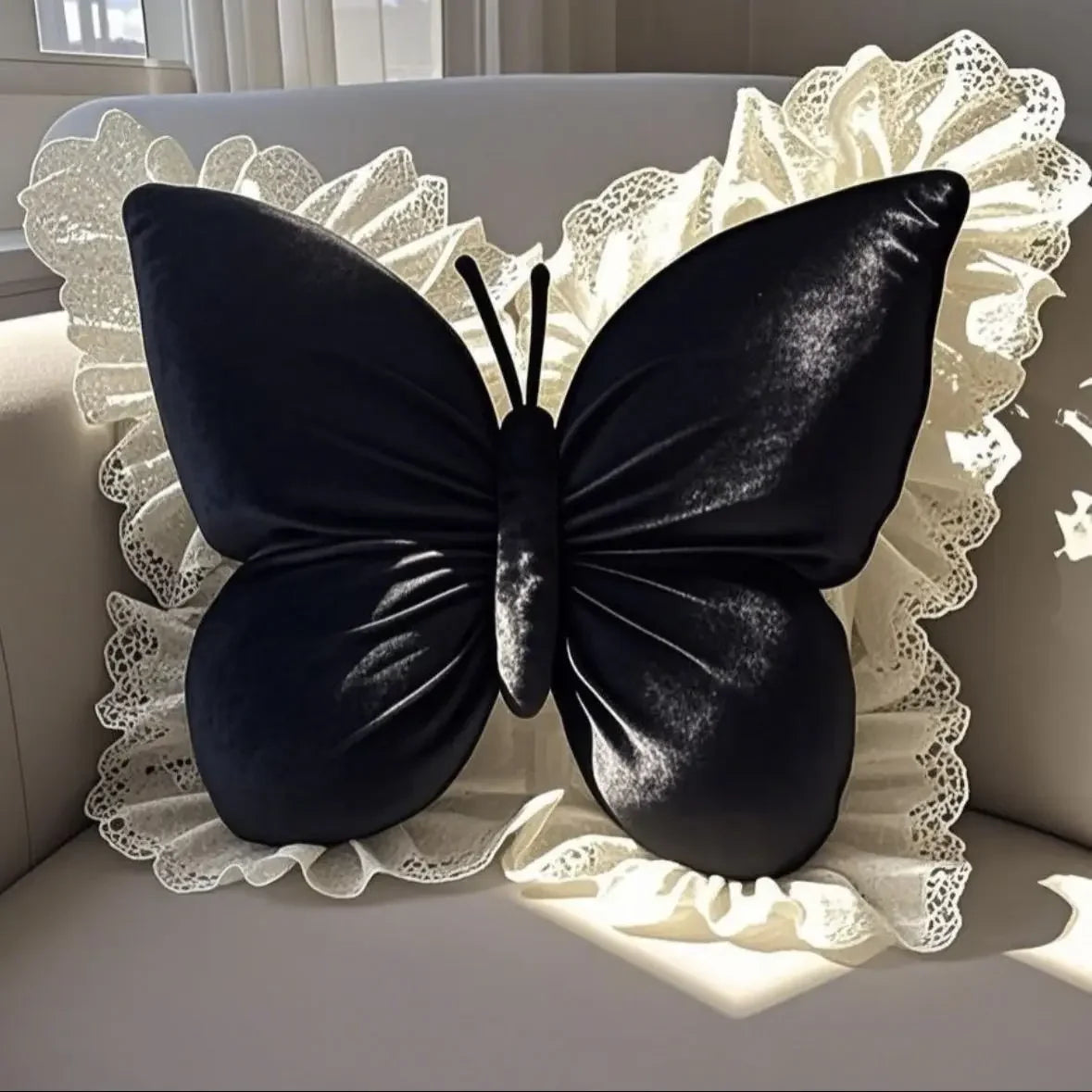 Cute Princess Butterfly Office Pillow Living Room Bow Bedroom Car Sofa Cushion Home New Pillow Room Home Garden Decor