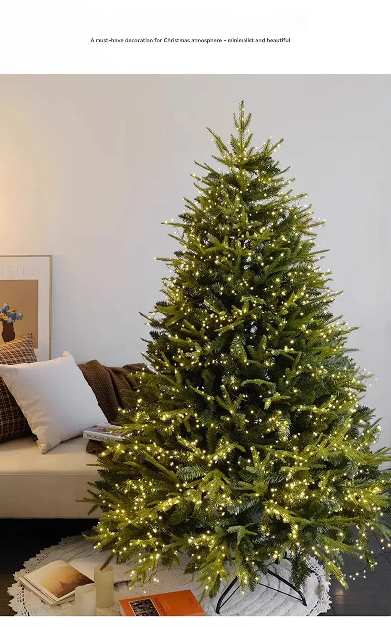 New Christmas Decorations Pe Mixed PVC Christmas Tree Encryption Lamp Christmas Tree Big Christmas Tree New Christmas Decoration