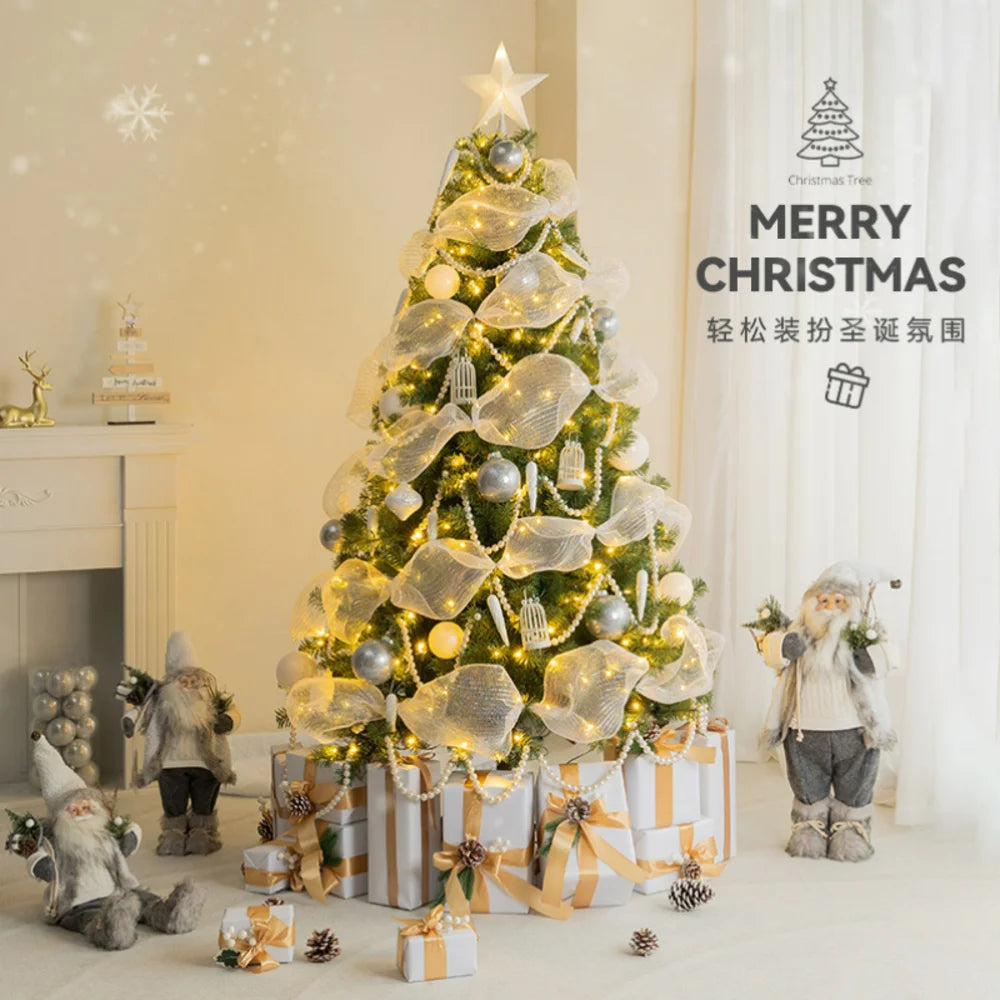 Artificial Christmas Tree PE+PVC Encryption Large Christmas Home Decoration New Year Christmas Tree 1.5m To 2.4m