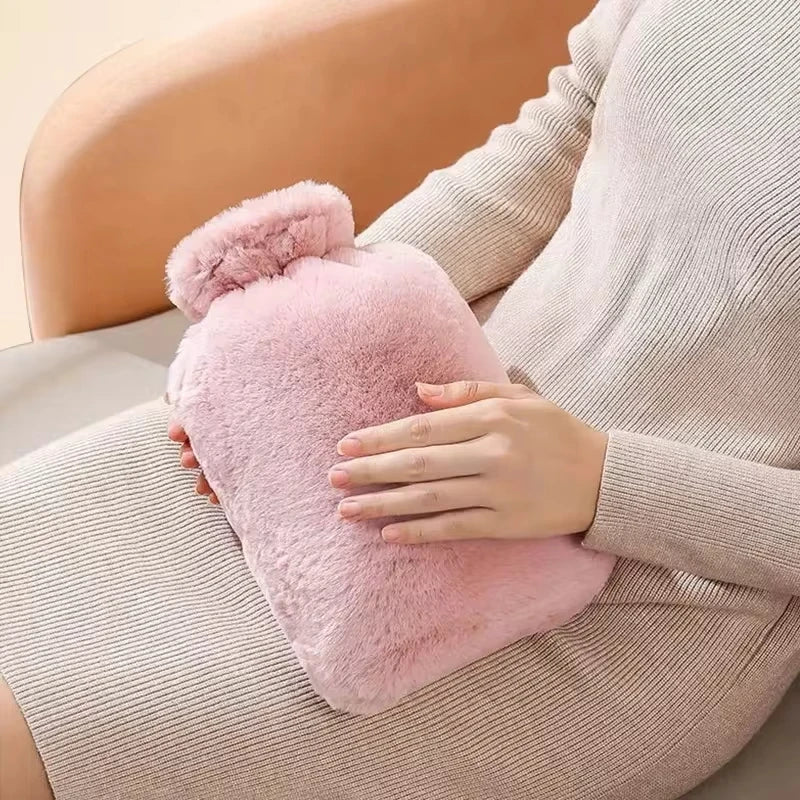 1000/2000Ml large-capacity hot water bag Removable hot water bag can be reused Women's belly warmer, hand warmer hot water bag