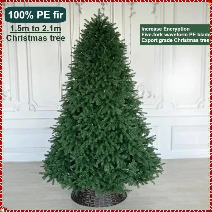 Artificial Christmas Tree 100% PE Encryption Spruce Multi-branch Luxury Christmas Tree 1.5m~2.1mChristmas Family Decorations