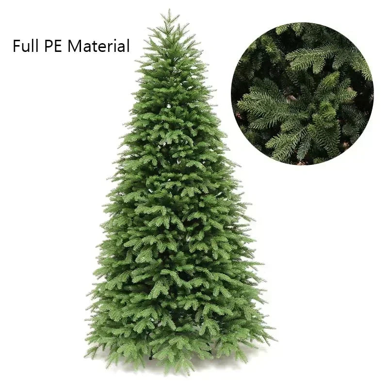 Full PE Artificial Christmas Tree Premium Luxury Encryption Large Green Xmas Tree Pine Home Party Decoration Home & Garden decor