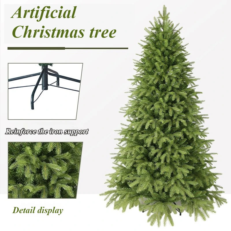 Artificial Christmas Tree 100%PE Large Encrypted Green Christmas Tree 120CM-300CM Family Party Christmas Atmosphere Decoration