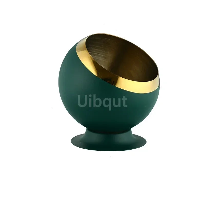 Stainless Steel Oblique mouthed Sauce Bowl with Lid Hot Pot Buffet Seasoning basket bowl Jar dish Container Salad Spherical Bowl